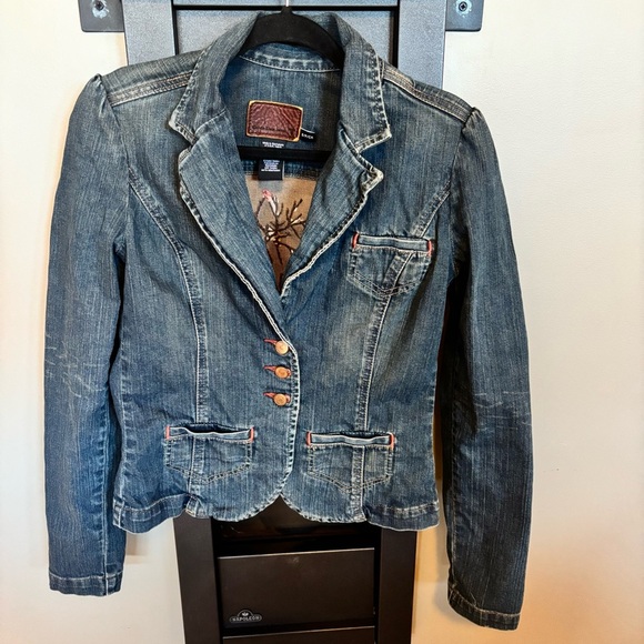 Calvin Klein Jeans Jackets & Blazers - Vintage Calvin Klein Embroidered Denim Jacket - size S/P